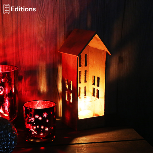 Cinnamon Cottage Candle Holder