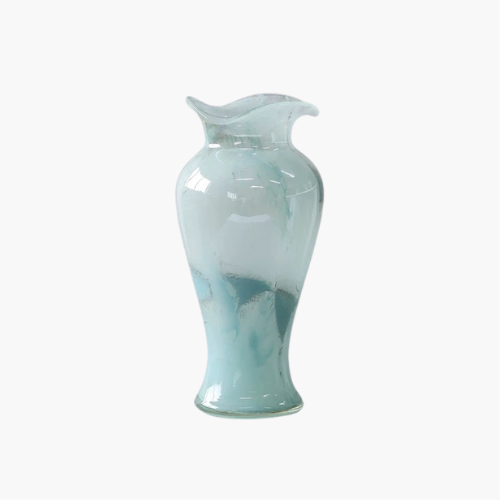 BlueMist Glass Vase