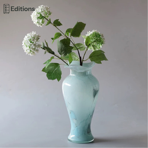 BlueMist Glass Vase