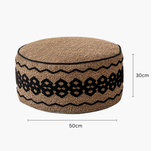 LoomWeave Pouf