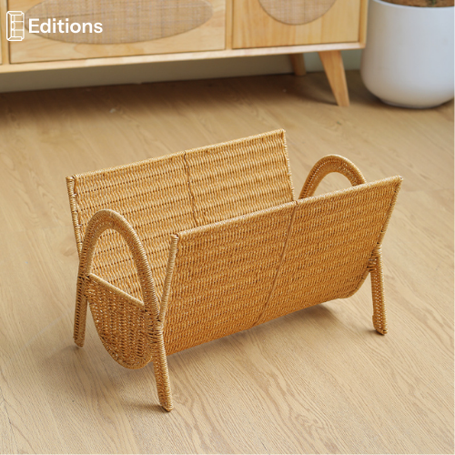 RattanArc Magazine Holder