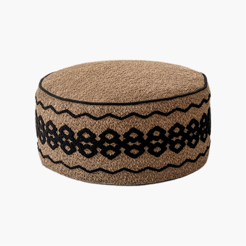 LoomWeave Pouf